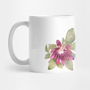 Passiflora watercolor illustration Mug